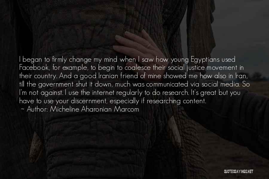 Good Iranian Quotes By Micheline Aharonian Marcom