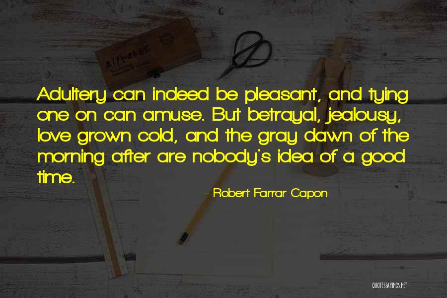 Good Jealousy Quotes By Robert Farrar Capon