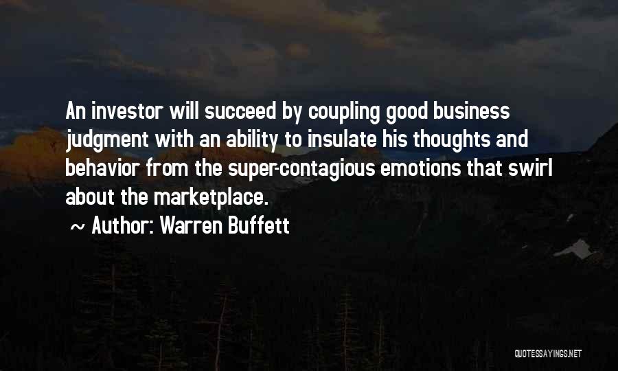 Good Judgment Quotes By Warren Buffett