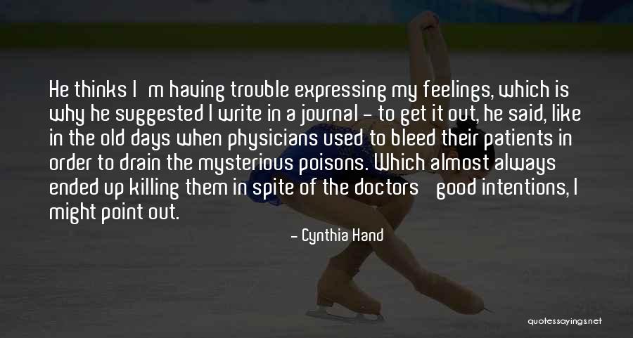 Good Killing Quotes By Cynthia Hand Good Killing Quotes By Cynthia Hand