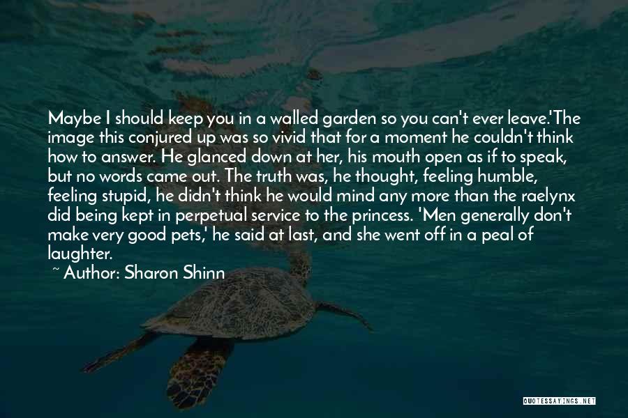 Good Laughter Quotes By Sharon Shinn