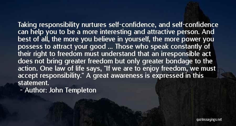 Good Law Of Life Quotes By John Templeton