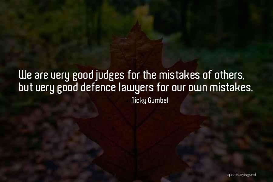 Good Lawyers Quotes By Nicky Gumbel