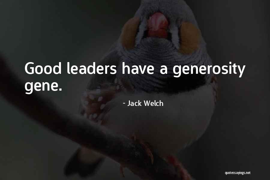 Good Leaders Quotes By Jack Welch