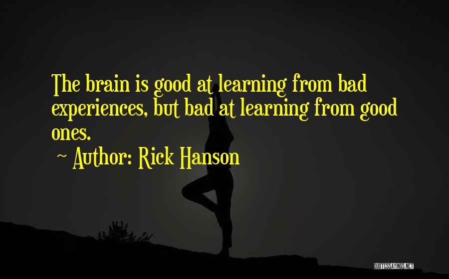 Good Learning Quotes By Rick Hanson
