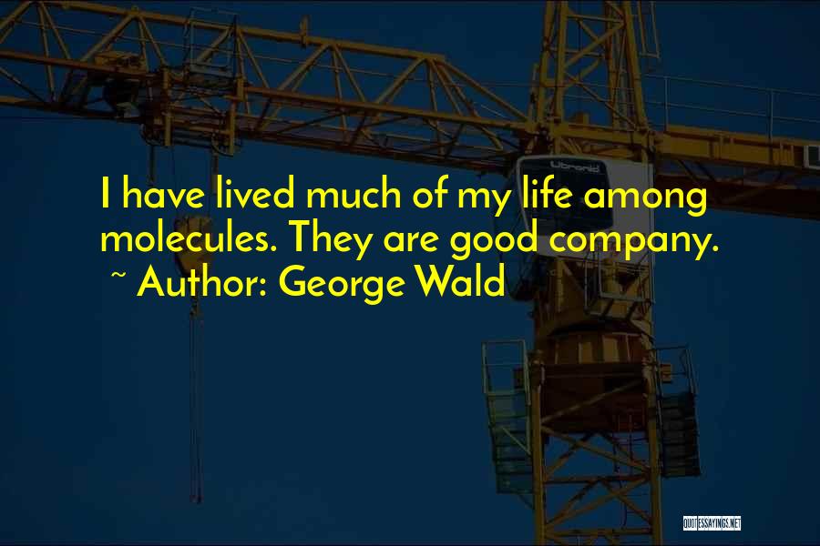 Good Life Lived Quotes By George Wald