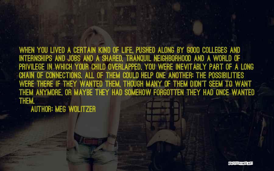Good Life Lived Quotes By Meg Wolitzer