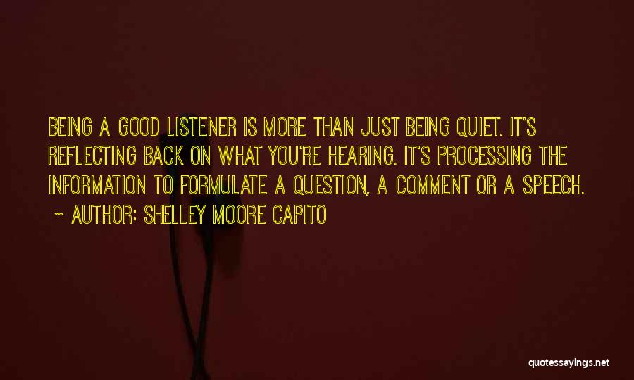 Good Listener Quotes By Shelley Moore Capito