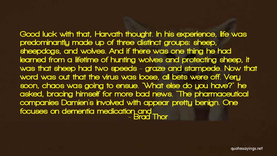 Good Luck And Other Quotes By Brad Thor Good Luck And Other Quotes By Brad Thor