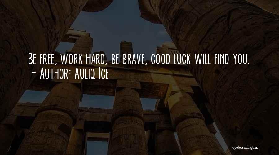 Good Luck Hard Work Quotes By Auliq Ice