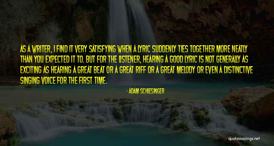 Good Lyric Quotes By Adam Schlesinger Good Lyric Quotes By Adam Schlesinger