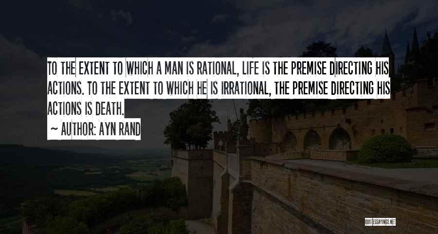 Good Man Death Quotes By Ayn Rand