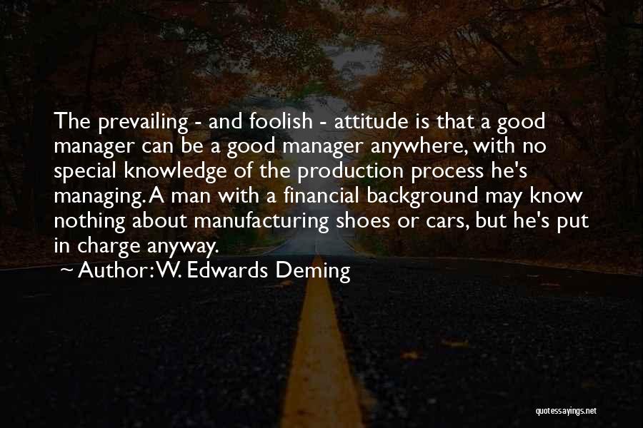 Good Manager Quotes By W. Edwards Deming
