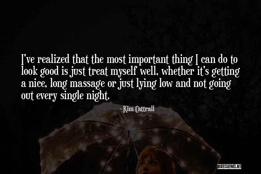 Good Massage Quotes By Kim Cattrall Good Massage Quotes By Kim Cattrall