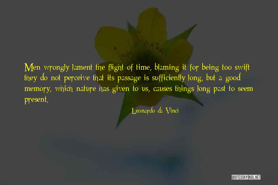 Good Memories Of The Past Quotes By Leonardo Da Vinci