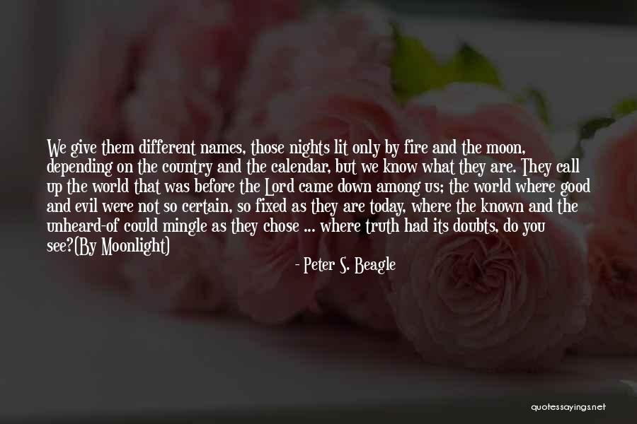 Good Moonlight Quotes By Peter S. Beagle Good Moonlight Quotes By Peter S. Beagle