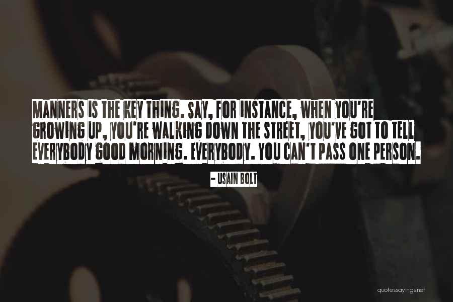 Good Morning For Quotes By Usain Bolt