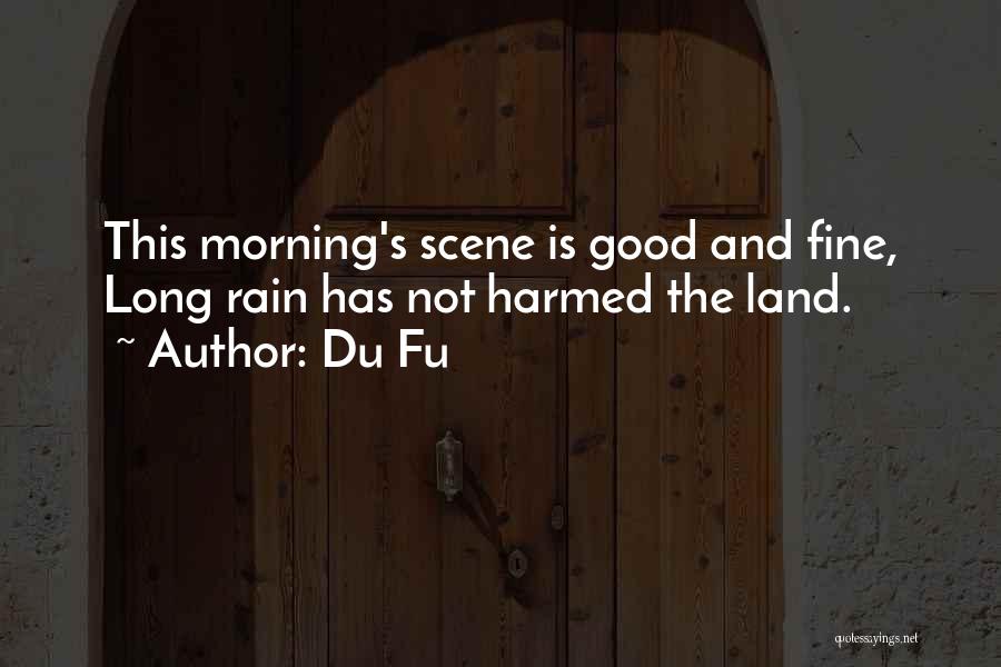 Good Morning Get Well Quotes By Du Fu