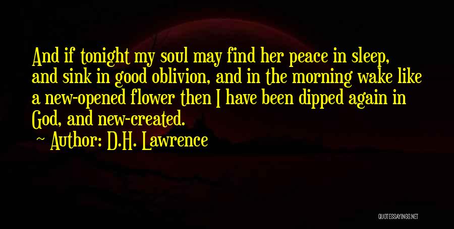 Good Morning My Flower Quotes By D.H. Lawrence