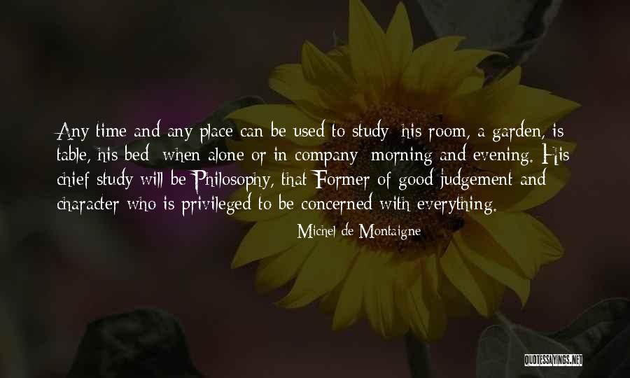 Good Morning Quotes By Michel De Montaigne