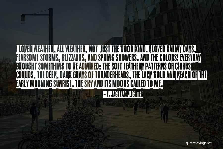 Good Morning Weather Quotes By L. Jagi Lamplighter Good Morning Weather Quotes By L. Jagi Lamplighter