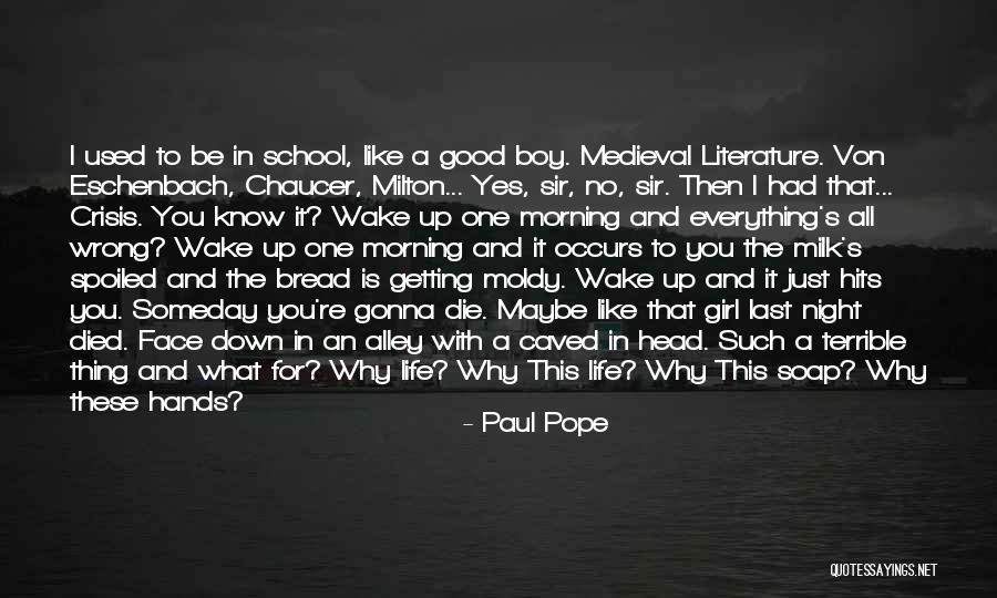 Good Morning With Hope Quotes By Paul Pope Good Morning With Hope Quotes By Paul Pope