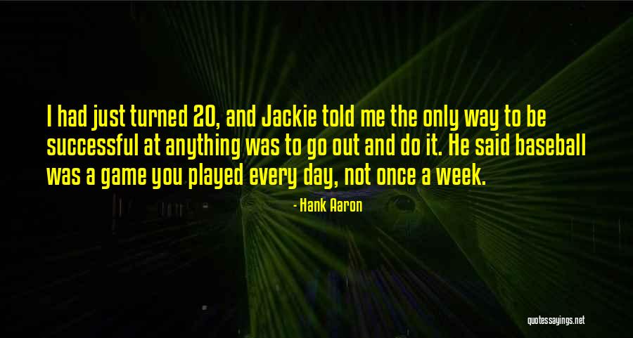 Good Morning Wood Quotes By Hank Aaron Good Morning Wood Quotes By Hank Aaron