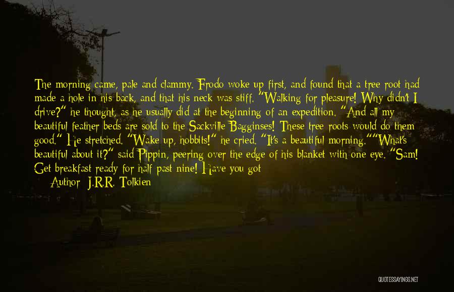 Good Morning You All Quotes By J.R.R. Tolkien
