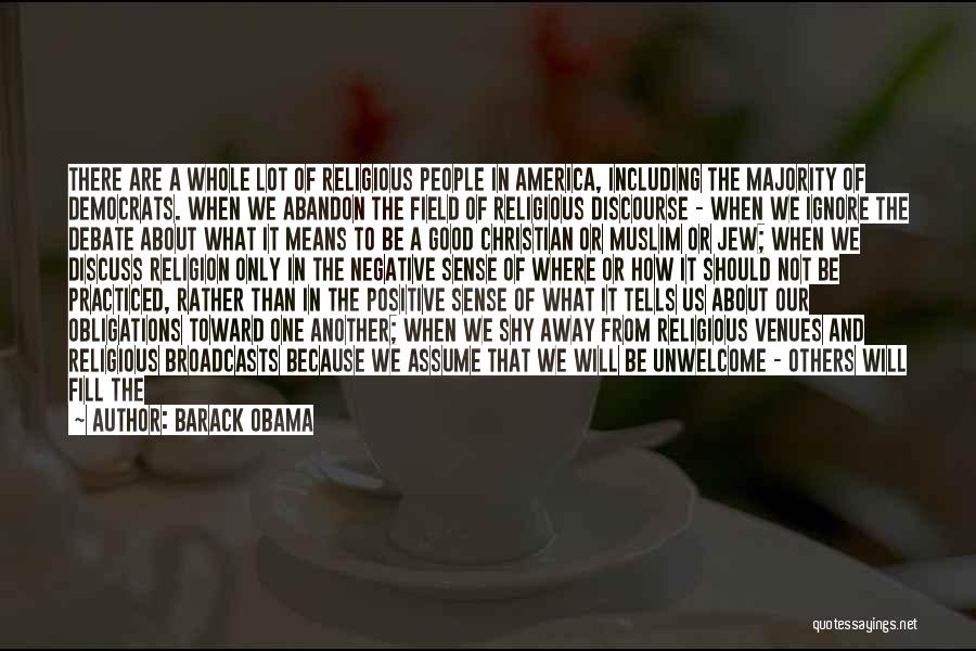 Good Muslim Quotes By Barack Obama
