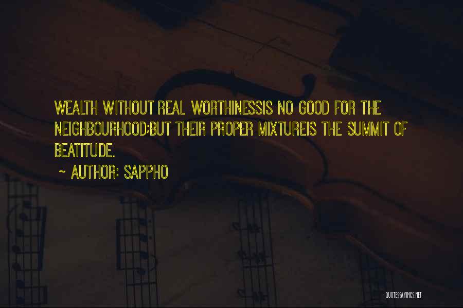 Good Neighbourhood Quotes By Sappho