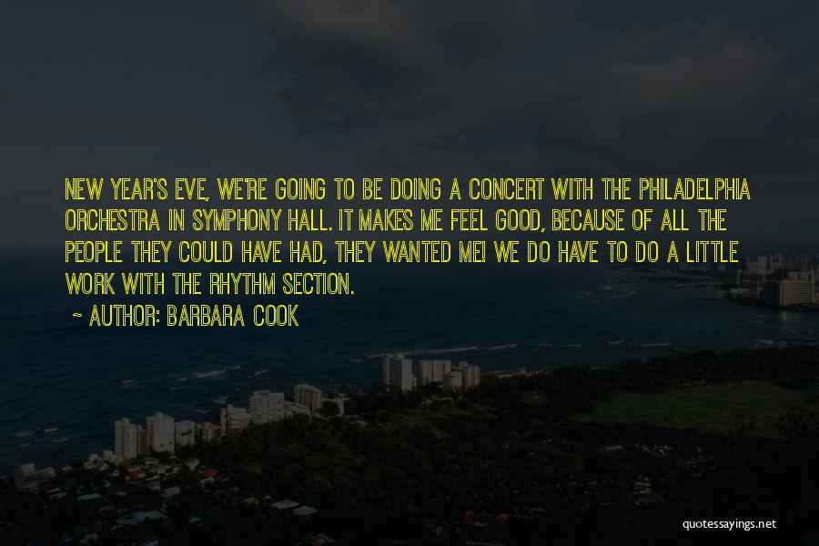 Good New Year Quotes By Barbara Cook