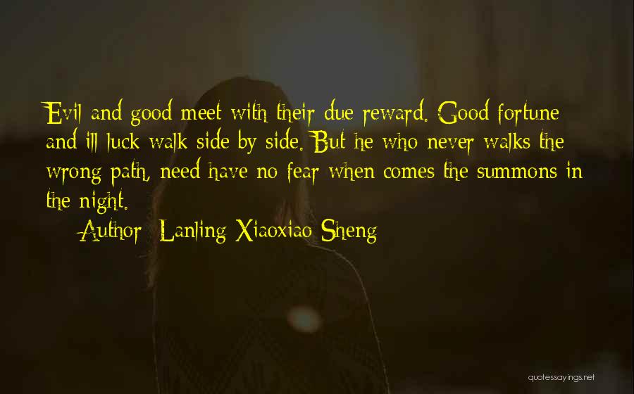 Good Night And Good Luck Quotes By Lanling Xiaoxiao Sheng