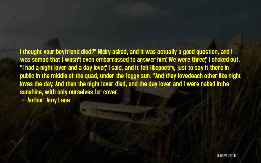 Good Night Boyfriend Quotes By Amy Lane