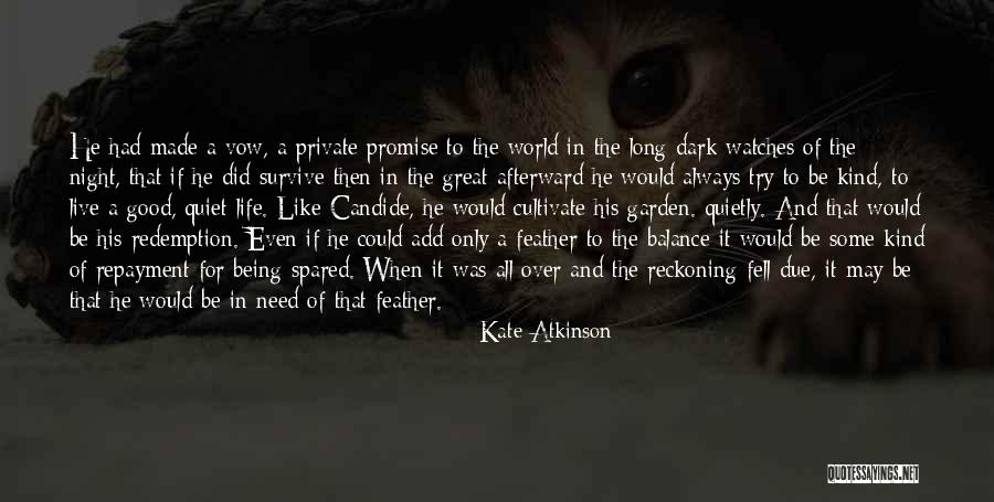 Good Night Great Quotes By Kate Atkinson