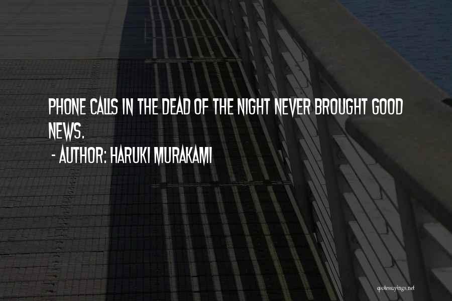 Good Night In Quotes By Haruki Murakami