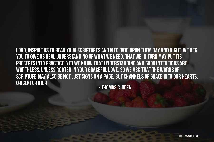Good Night Love You Quotes By Thomas C. Oden Good Night Love You Quotes By Thomas C. Oden