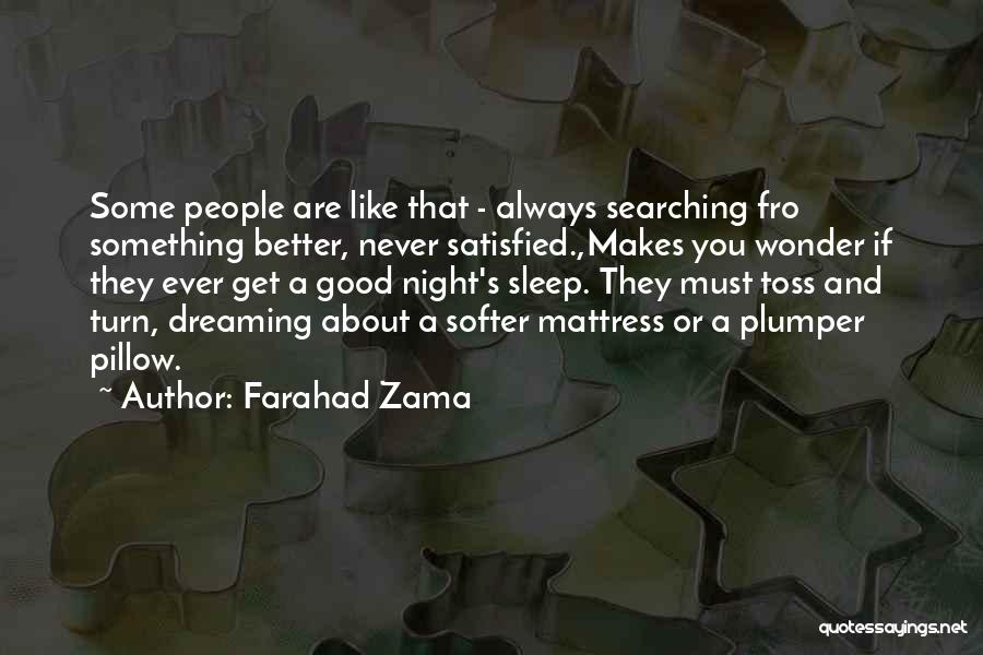 Good Night Sleep Quotes By Farahad Zama