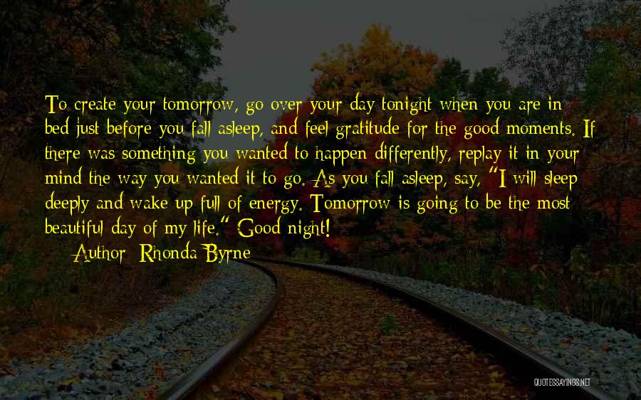 Good Night Sleep Quotes By Rhonda Byrne