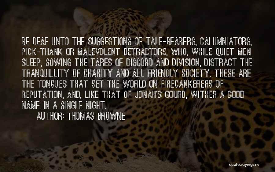 Good Night Sleep Quotes By Thomas Browne