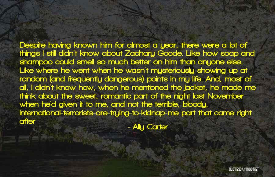 Good Night Sweet Quotes By Ally Carter Good Night Sweet Quotes By Ally Carter