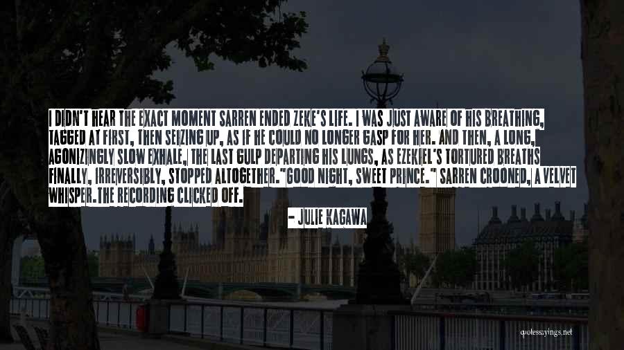 Good Night Sweet Quotes By Julie Kagawa Good Night Sweet Quotes By Julie Kagawa