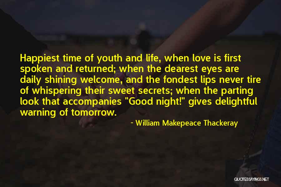 Good Night Sweet Quotes By William Makepeace Thackeray Good Night Sweet Quotes By William Makepeace Thackeray
