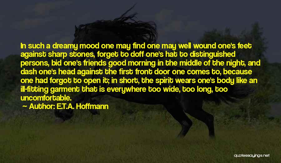 Good Night With Friends Quotes By E.T.A. Hoffmann