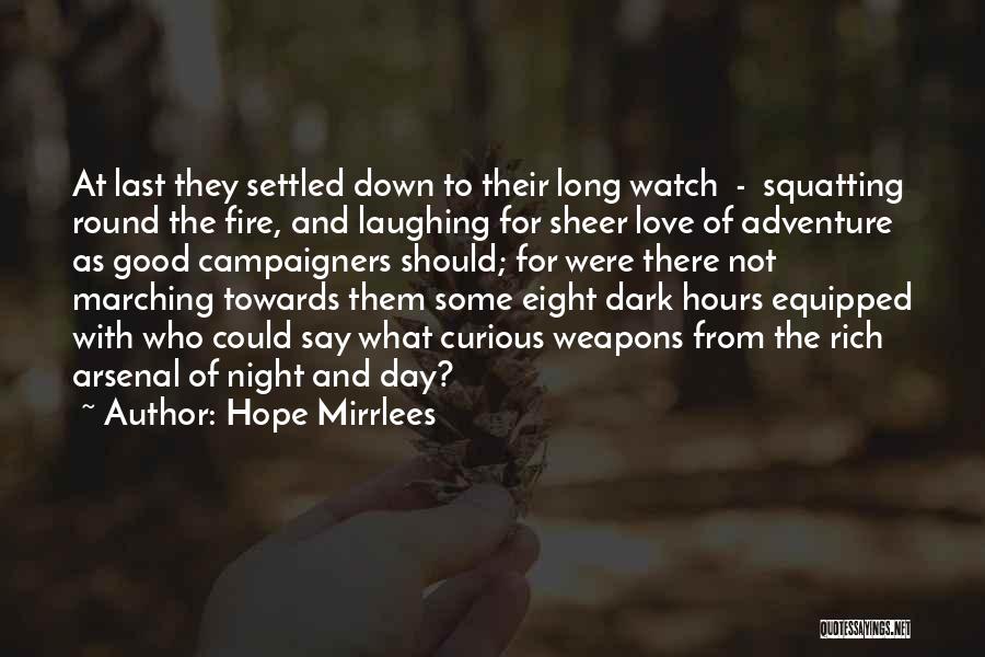Good Night With Love Quotes By Hope Mirrlees