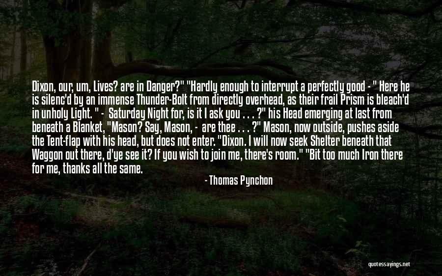 Good Night You All Quotes By Thomas Pynchon