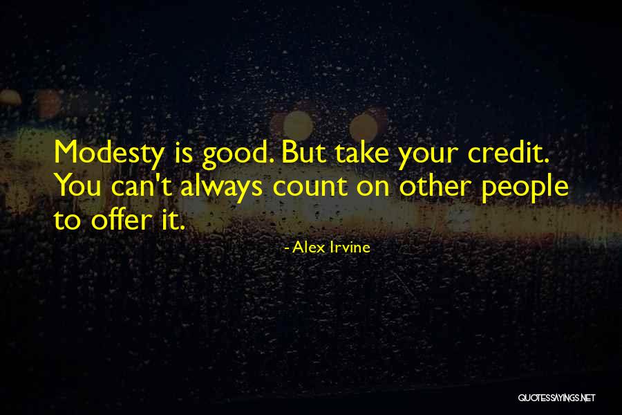 Good Offer Quotes By Alex Irvine Good Offer Quotes By Alex Irvine