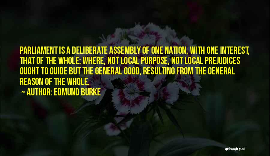 Good Parliament Quotes By Edmund Burke
