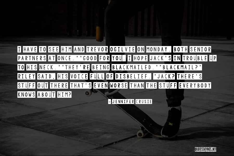 Good Partners Quotes By Jennifer Crusie Good Partners Quotes By Jennifer Crusie