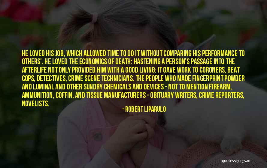 Good Person Death Quotes By Robert Liparulo