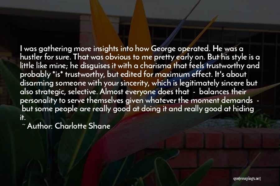 Good Personality Quotes By Charlotte Shane